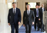 Brdo kod Kranja: Andrej Plenković sastao se s Robertom Golobom , Foto: Jurica Galoic /PIXSELL