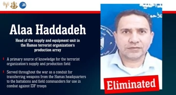 Objava izraelske vojske na X-u