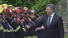 Premijer Plenković u Divuljama, Foto: HTV/HRT
