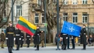 Zastave Litve i NATO-a 
