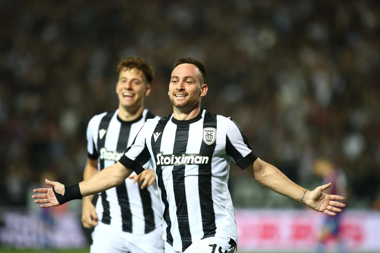 Slavlje igrača PAOK-a