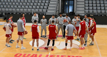 Trening košarkaške reprezentacije u Osijeku