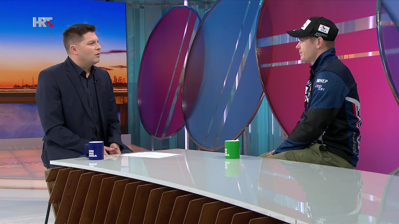 Filip Zubčić u emisiji "Kod nas doma"