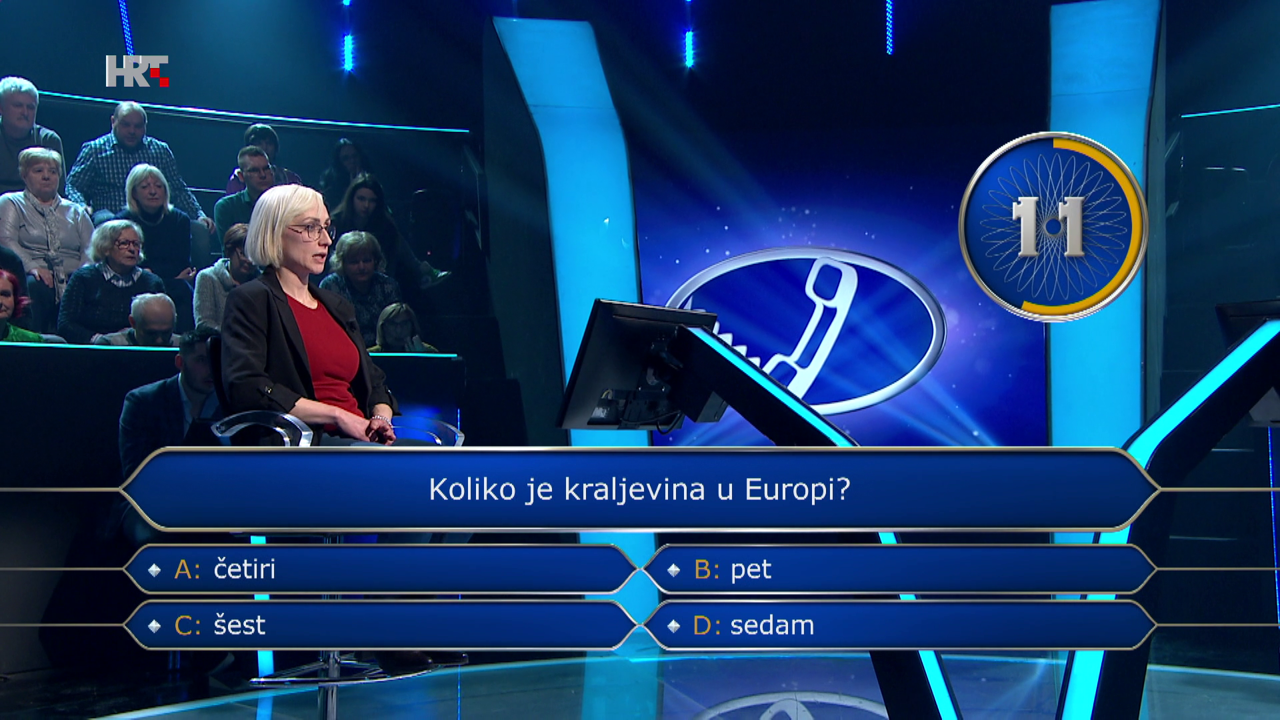 Ana Lović, Foto: Tko želi biti milijunaš?/HRT