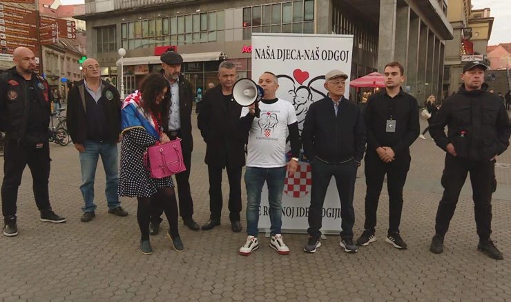 Zagreb: Prosvjed protiv uvođenja zdravstvenog odgoja u škole