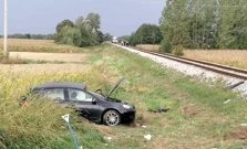  Bolfan: Žena i dvoje djece poginuli u naletu vlaka na automobil , Foto: Vedran Šarić/HRT