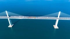 Pelješki most pod probnim opterećenjem, Foto: Izvor: /Građevinski fakultet u Zagrebu