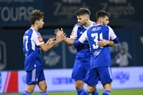 Slavlje igrača Dinama , Foto: Goran Mehkek  /CROPIX