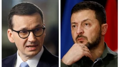 Mateusz Morawiecki (lijevo), Volodimir Zelenski (desno)