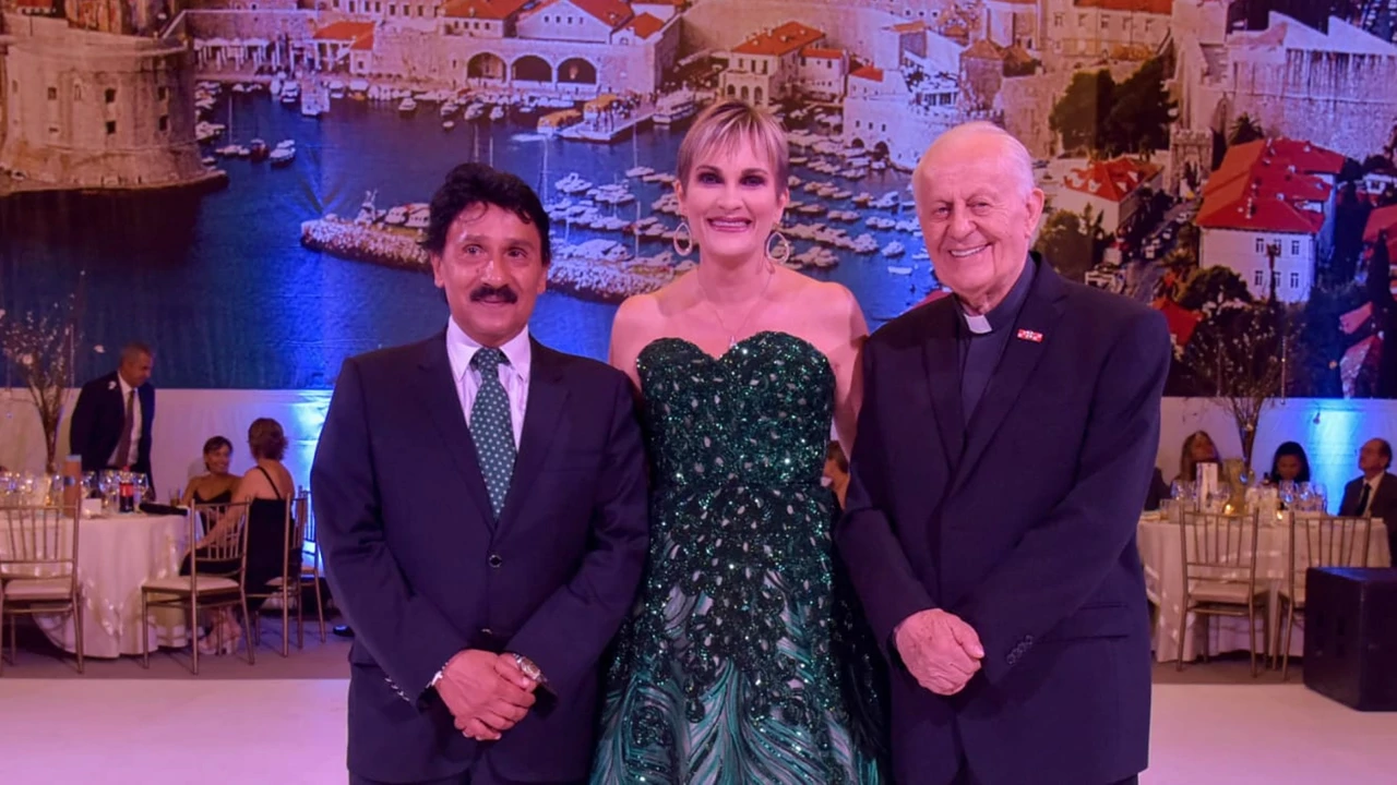 Pedro Puh, Ana María Kuljevan i Drago Balvanović, Foto: ustupljena fotografija/Hrvatska udruga Dubrovnik