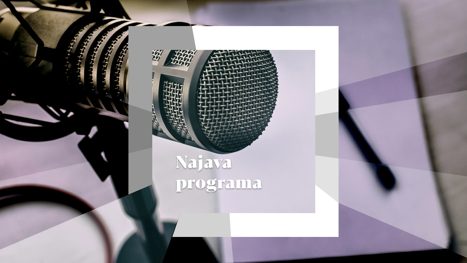 Najava programa