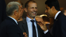 Joan Laporta, Aleksander Čeferin i Nasser Al-Khelaifi