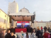 Sve je spremno za doček Vatrenih na zadarskom Forumu, Foto: Iva Radić/Radio Zadar