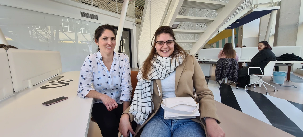 Sara Maga i Barbara Grgić u posjetu Coworking centru Pula