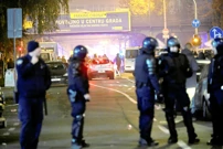Sukob navijača i policije, izgrednici privedeni, Foto: Ronald Gorsic/CROPIX