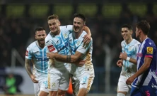 Slavlje igrača Rijeke, Foto: Slavko Midžor/PIXSELL