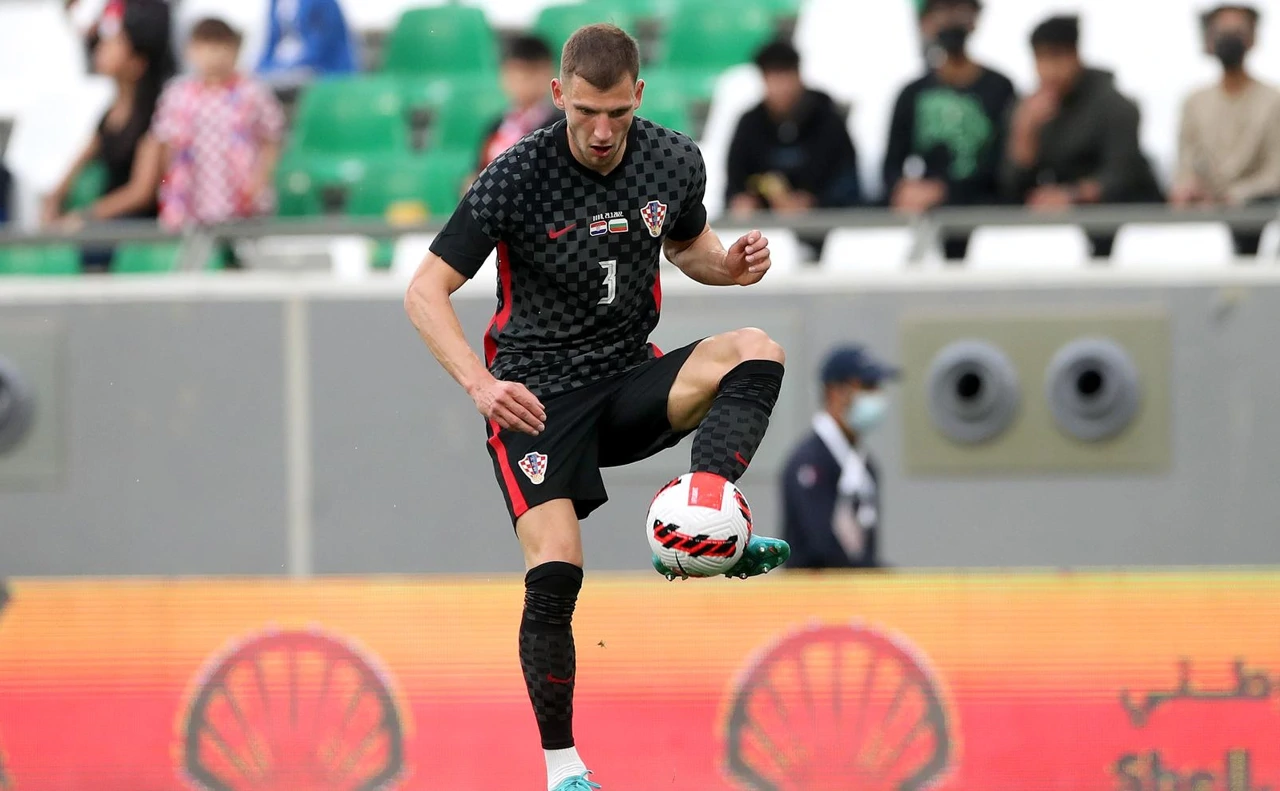 Borna Barišić u dvoboju s Bugarskom