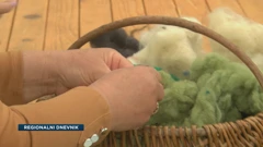 Suho filcanje - ukrasi od vune, Foto: HTV/HRT