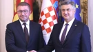 Andrej Plenković i Hristijan Mickoski, arhivska fotografija 