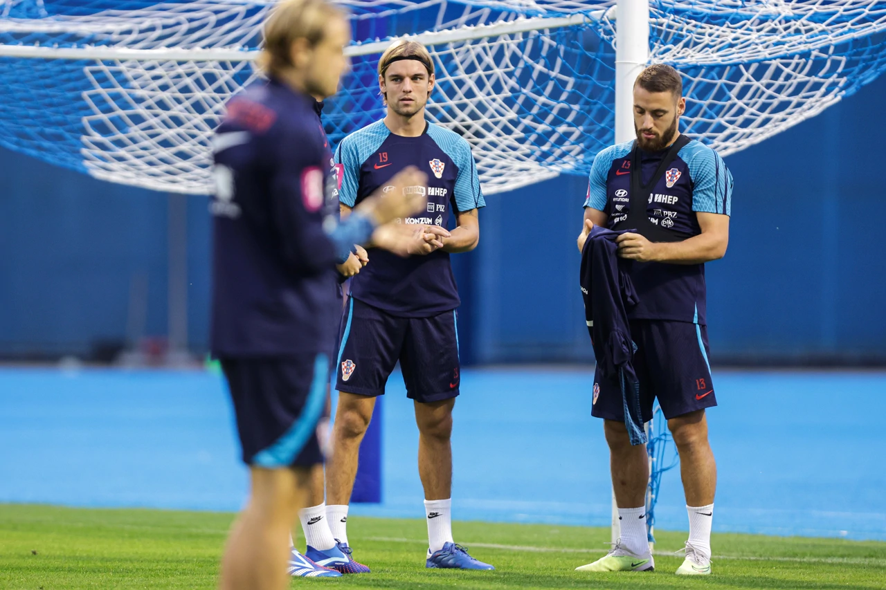 Trening hrvatske nogometne reprezentacije, Foto: Luka Stanzl/PIXSELL