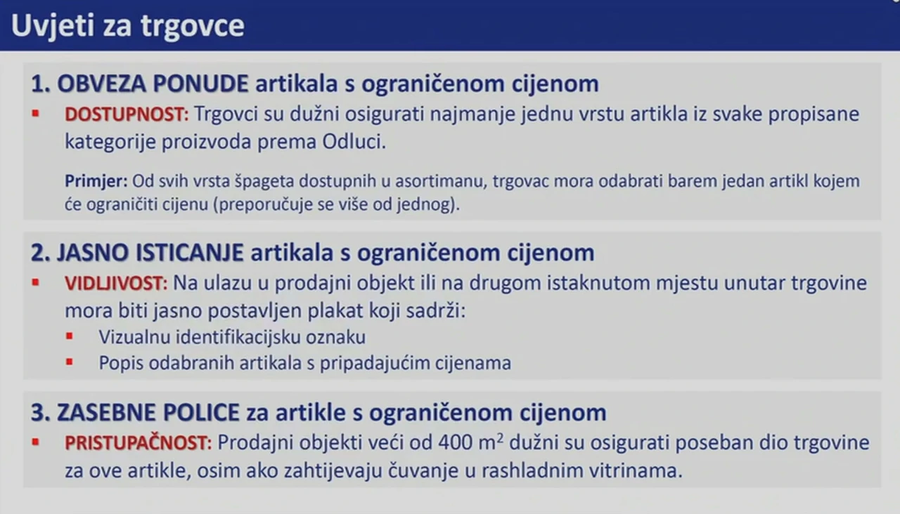 1. Uvjeti za trgovce