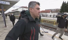 Milanović u Sisku, Foto: HRT/HRT