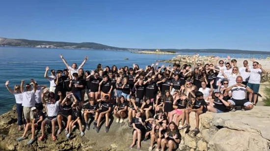 Students of the Small School of Croatian Language and Culture 