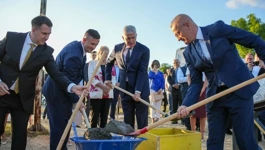 Polaganje kamena temeljca za nove lamele bolnice u Novoj Biloj