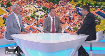 Damir Mandić i Neven Bosilj u Dnevniku HTV-a