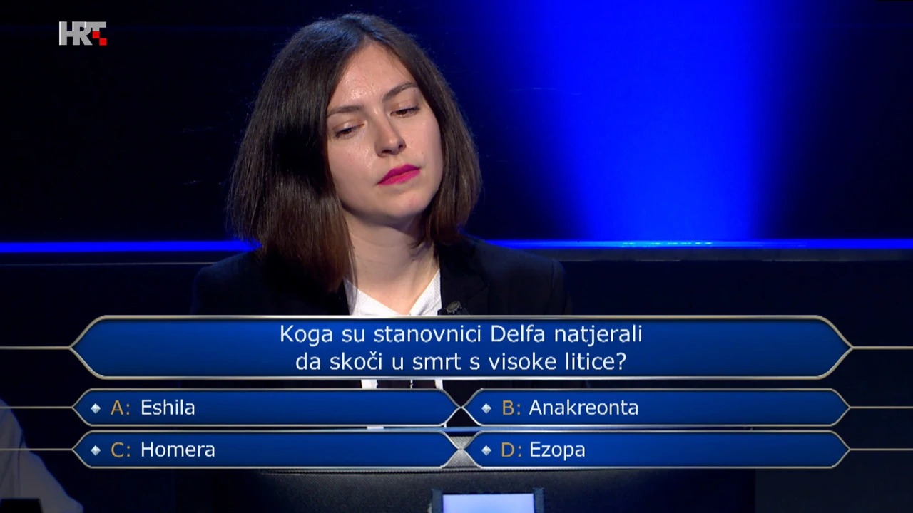 Ana Brusić Batistić  , Foto: Tko želi biti milijunaš?/HRT