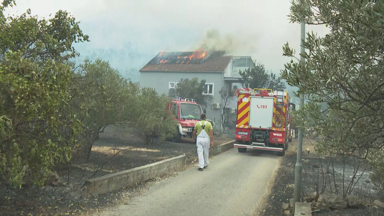 Požar kod Grebaštice, Foto: HTV/HRT