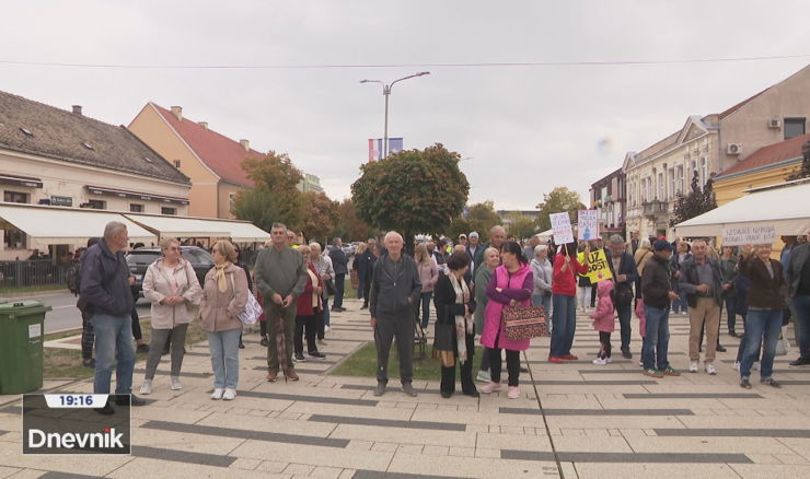 U Našicama prosvjed protiv spaljivanja otpada iz Gospića
