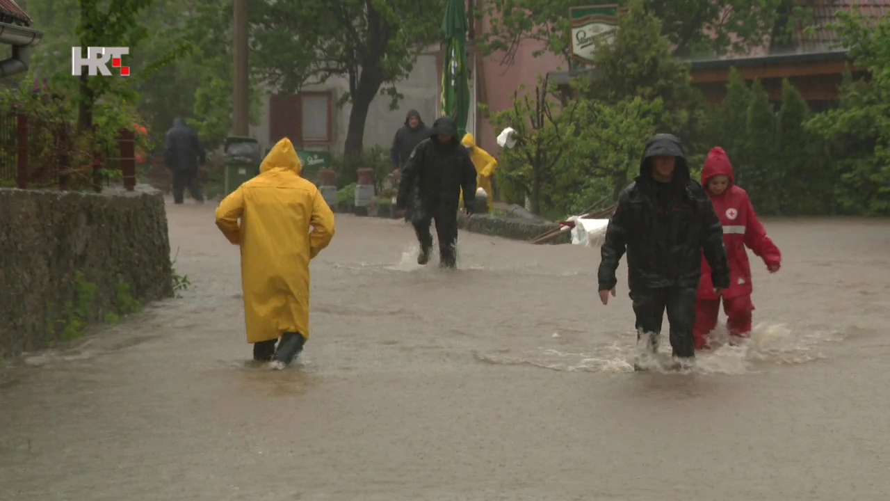 Poplava u Gračacu, Foto: HTV/HRT