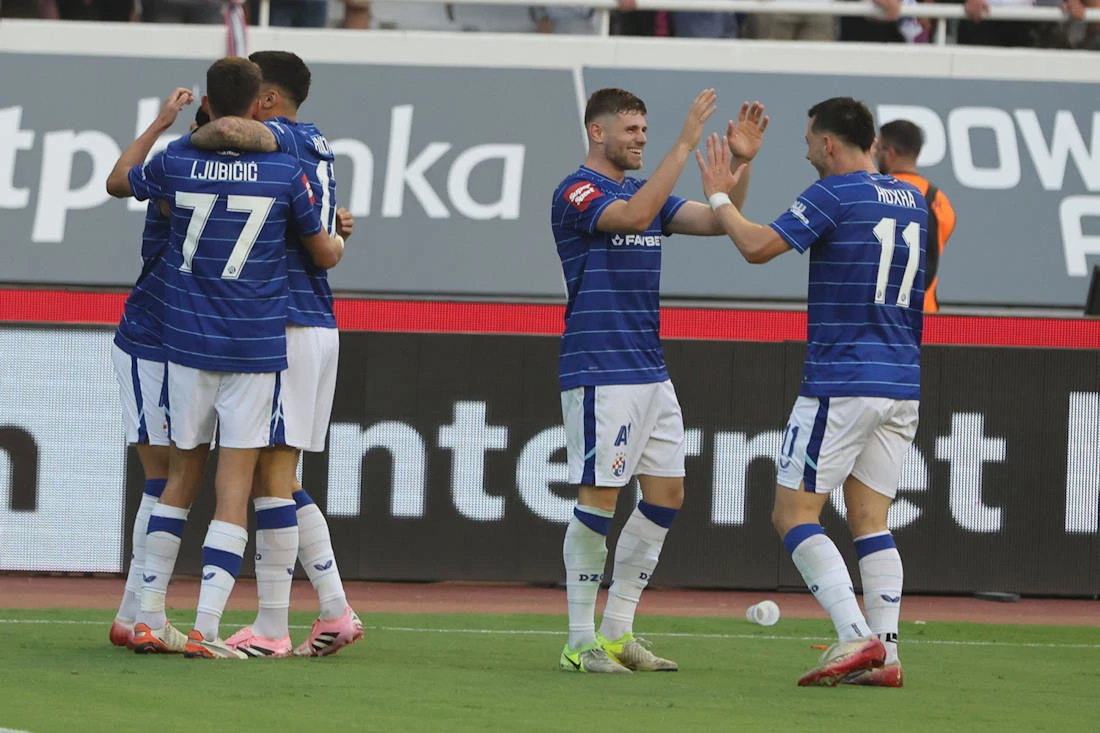 Slavlje igrača Dinama, Foto: Vojko Bašić/CROPIX