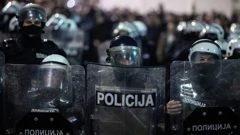  Prosvjed pred Skupštinom u Beogradu , Foto: Marko Djurica/Reuters