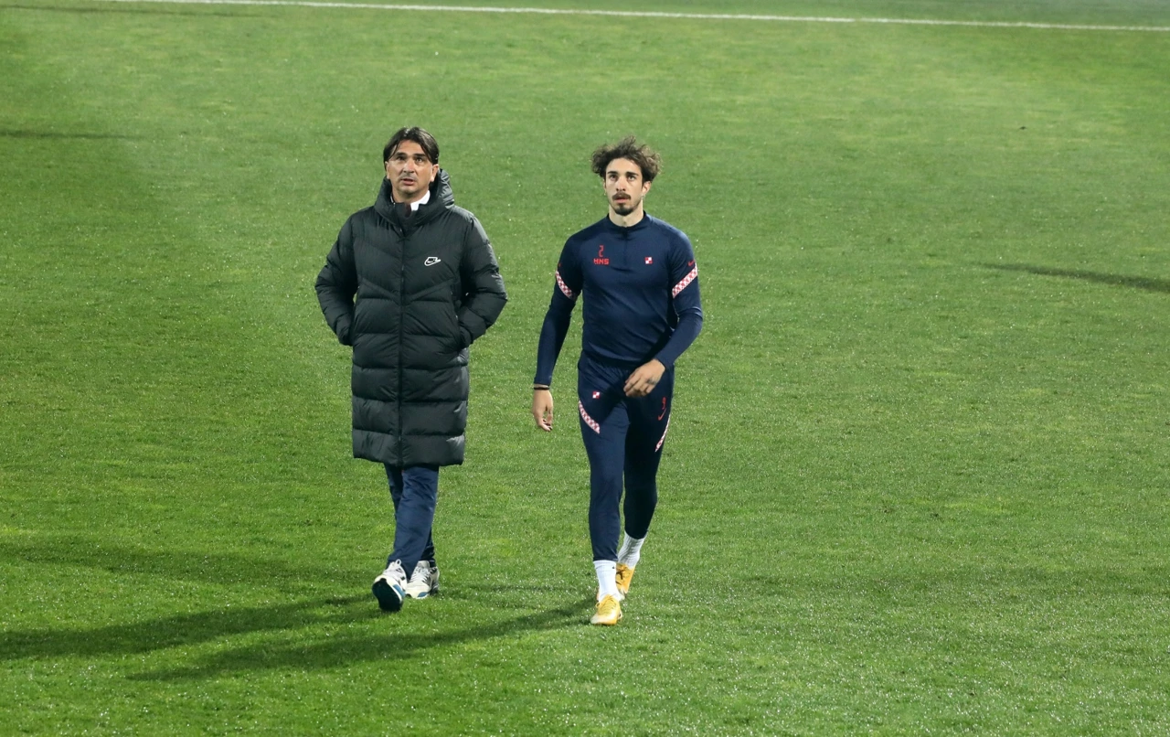 Zlatko Dalić, Šime Vrsaljko, Foto: Goran Kovacic/PIXSELL