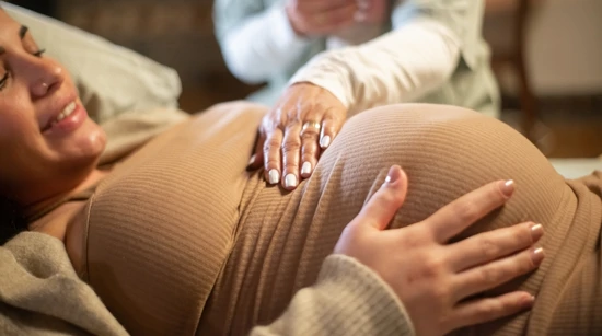 Porođaj, ilustracija