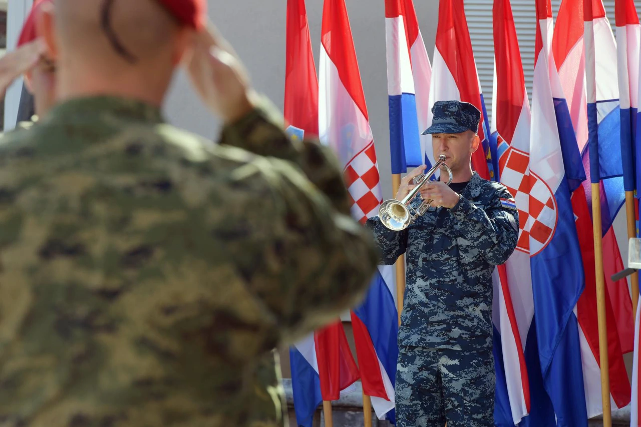 Knin: Generalna proba 30.obljetnice Vojno-redarstvene akcije Oluja, Foto: Hrvoje Jelavic/PIXSELL