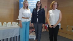 Voditeljica projekta Vesna Cetin Kraljević, direktorica hotela "Osijek Sandra Đurđević i načelnica Sektora za EU fondova Maja Feketić  o projektu "Smanji otpad od hrane!"