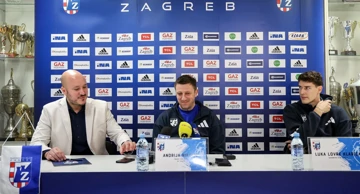 Andrija Nikolić i Luka Lovre Klarica na press konferenciji