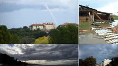 U okolici Siska oštećene kuće, pijavice u Istri, nestabilno na Kvarneru