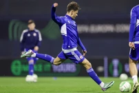 Zagrijavanje uoči utakmice, Foto: Luka Stanzl/PIXSELL