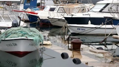 Potopljena riva u Šibeniku, Foto: Dusko Jaramaz/PIXSELL