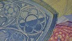 Detalj s novčanica eura