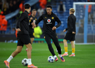 Jobe Bellingham na zagrijavanju , Foto: Phil Noble/REUTERS