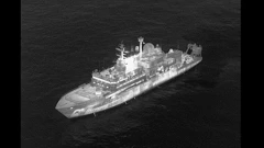 FLIR snimka ruskog broda "Jantar" (Projekt 22010)