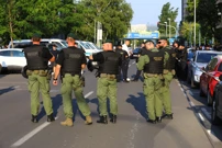 Jako policijsko osiguranje u Kranjčevićevoj ulici, Foto: Željko Puhovski/CROPIX