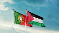 Zastave Portugala i Palestine 