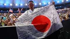 Kazunori Takishima prije ceremonije otvaranja Olimpijskih igara 2016. u Rio de Janeiru