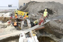 Arheološka istraživanja, dvorište Banskih dvora, Foto:  Patrik Macek/PIXSELL